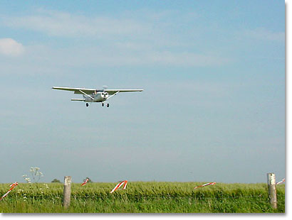 Lande-Anflug