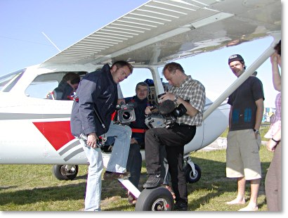 Foto: Cessna mit den NDR Kameraleuten