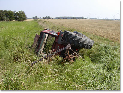 Foto: Schlepper beim Nickerchen